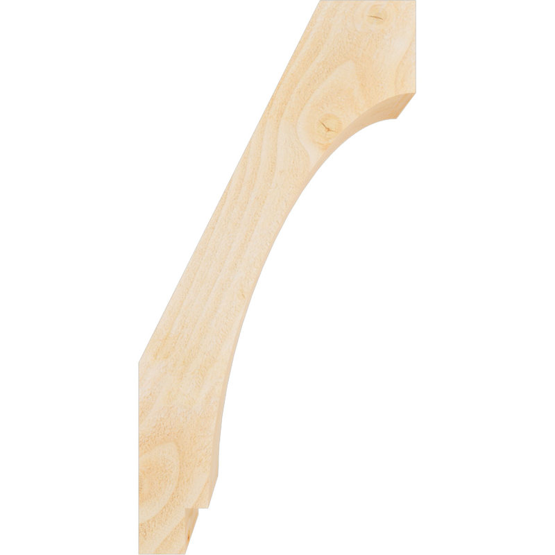 Attelle impériale du genou, Sapin de Douglas, H 24 po x l 4 po x P 12 po, Brute