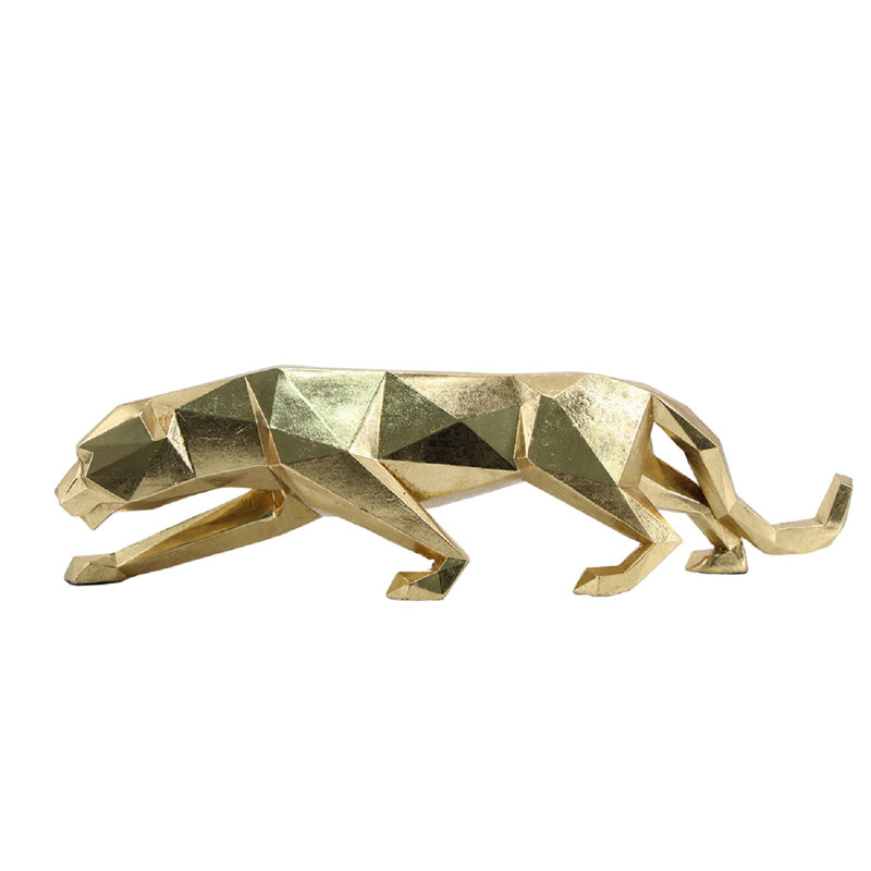 Tahnaout Animals Figurines & Sculptures, Gold