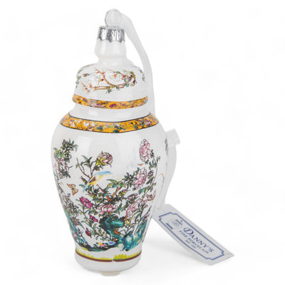 Ornement en verre Ginger Pot Rose Canton