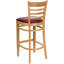 Tabouret de bar en bois Ladder Back-1115715462-1084718892