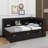 Twin Size L-Shaped Bookcases Bed With Power Outlets, USB And Two Drawers-911096450