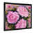 Impression noire sur toile encadrée sélectionné