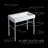Whitehaus Collection 36" Rectangular Console Sink With Front Towel Bar And Polished Chrome Leg Supports-2016521335