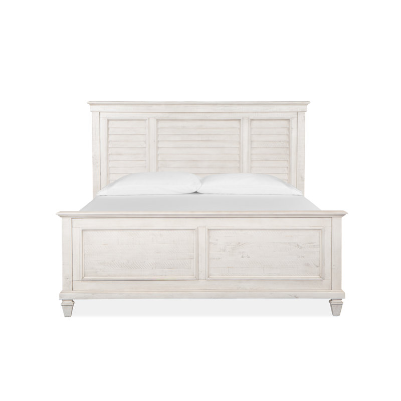 Lacandice Solid Wood Panel Bed, California King