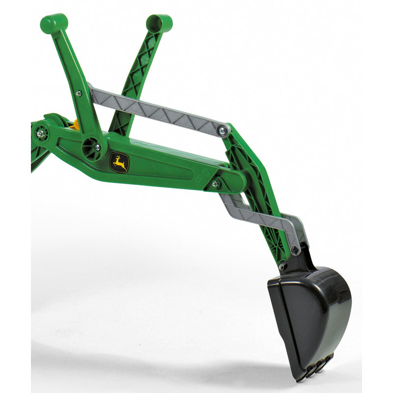Rolly Toys John Deere Tractor with Frontloader & Rear Excavator