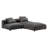 Solace 3-Piece Modular Upholstered Fabric Sectional Sofa-101323702