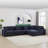 Eugenijus Reversible Modular 6 Piece Corner Sectional Couch with Ottoman-1355325564