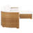  Maddie 100" Wicker Chaise Sectional-1278146042