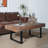 Rustic Industrial Wood Coffee Table