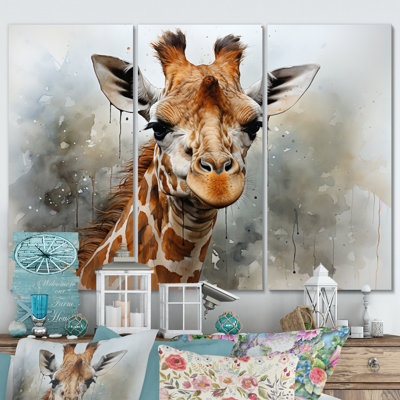 Girafe élégante, 3 pièces