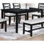 Solid Wood Top Dining Set