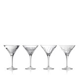 Waterford Mixology Martini 8floz, Mixed Set of 4