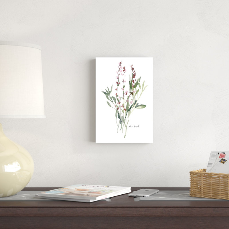 Herb Garden Sketches V, H 12 po x l 8 po x P 1 po