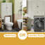 Rangement au-dessus de la toilette-1097604734