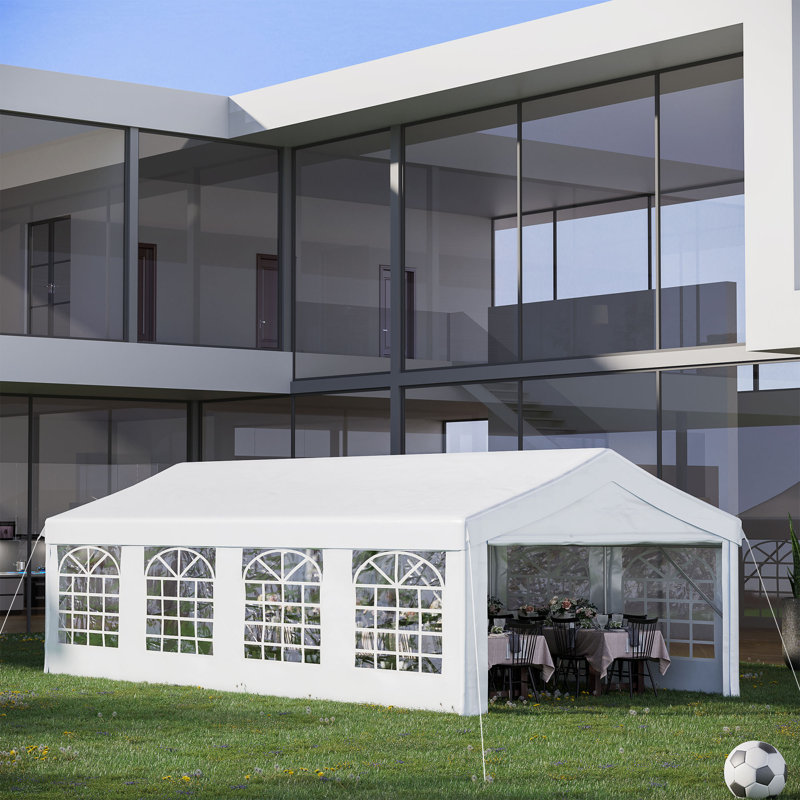 Pavillon de jardin 26 pi L 13 pi. Auvent de tente D