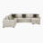  Orrin Modern & Contemporary Sectional - Large Microfiber Sectional with Pull-Out Bed, Storage Chaise, Drop-Down Backs, and 8 Pillows.-2141630576-2129322143