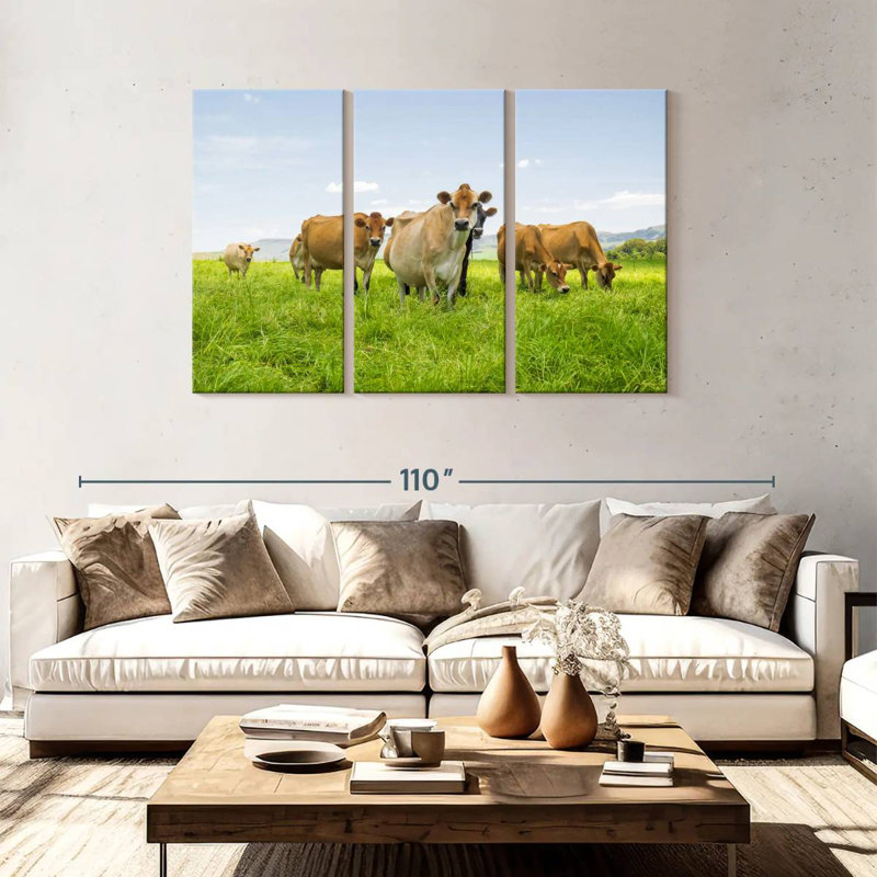 Brampt Farm Cattle, 48" H x 74" W