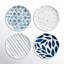 Blue Bay Melamine Assorted Accent Plates, Set Of 4