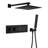 Thermostatic Shower System with Rough in-Valve Rain Shower Heads