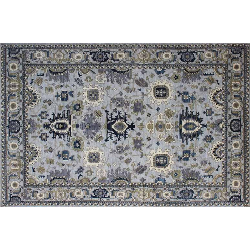 Transitional Hand Knotted Wool Oriental Indoor Rug