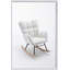 Chaise berçante en tissu Teddy-368429979