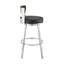 Tabouret tournant 30 "en métal avec similicuir-1104557583