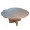 Harley Round Reclaimed Pine Dining Table with Cross Base