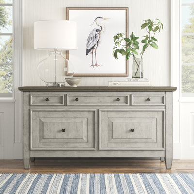 Birch Lane™ Priscilla 56'' Wide Filing Credenza & Reviews | Wayfair