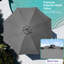Parasol de marché 9 pi Bevers-57942600