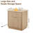 23'' Fluted Nightstand With Mid-Century Modern-605077749