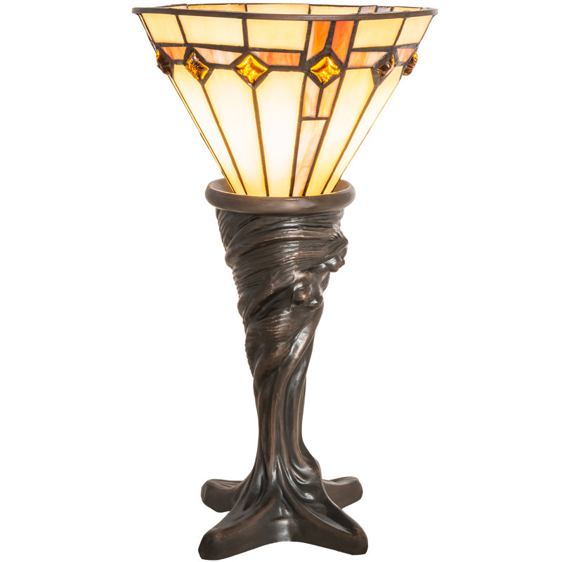 Rustic Lodge Torchiere Table Lamp