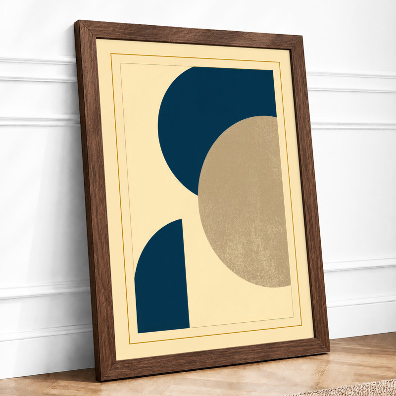 Balance Geometric - Print, Walnut, A4 - 29.7 x 21.0 cm