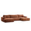 6 Seater Reclining Corner Sofa -711054420