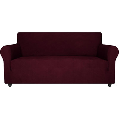Super Stretch Couch Cover (71""-91""), Newest Striped Sofa Covers Fitted Slipcovers With Elastic Bottom, Dog Cat Pets Proof Spandex Fabric Comfortable & -  Ivy Bronx, 1A4192AD0CD74E3AA3A744D148A40FF5