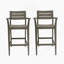 Élégant tabouret de bar avec assise confortable et conception résistante aux intempéries, parfait pour une utilisation toute l'année.