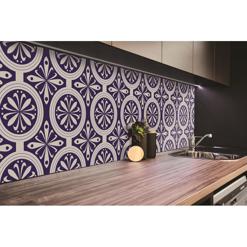 Self Adhesive Vinyl Splashback Wall Tiles Sticker Wall Stickers Tile Peel and Stick 39,37x19,68 Inch