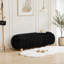 Banc de lit d'appoint rembourré avec couvercle rabattable et rangement intégré, largeur 140 cm (55,12 po)-1100362283