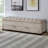 Flap and Drawer Dual Storage Function Solid Wood Storage Ottoman-118494963