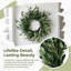 Couronne de verdure artificielle avec haricot vert olive-123374751
