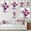 Roses foncées - horloge murale traditionnelle-1814756183