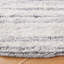 Tapis gris / ivoire en laine tissé à la main Pecktonville-78161208