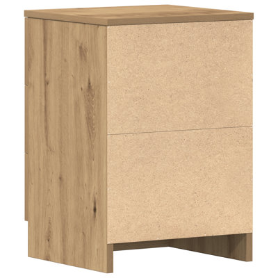 38cm W Manufactured Wood Bedside Table