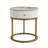 Modern Round Side Table with storage