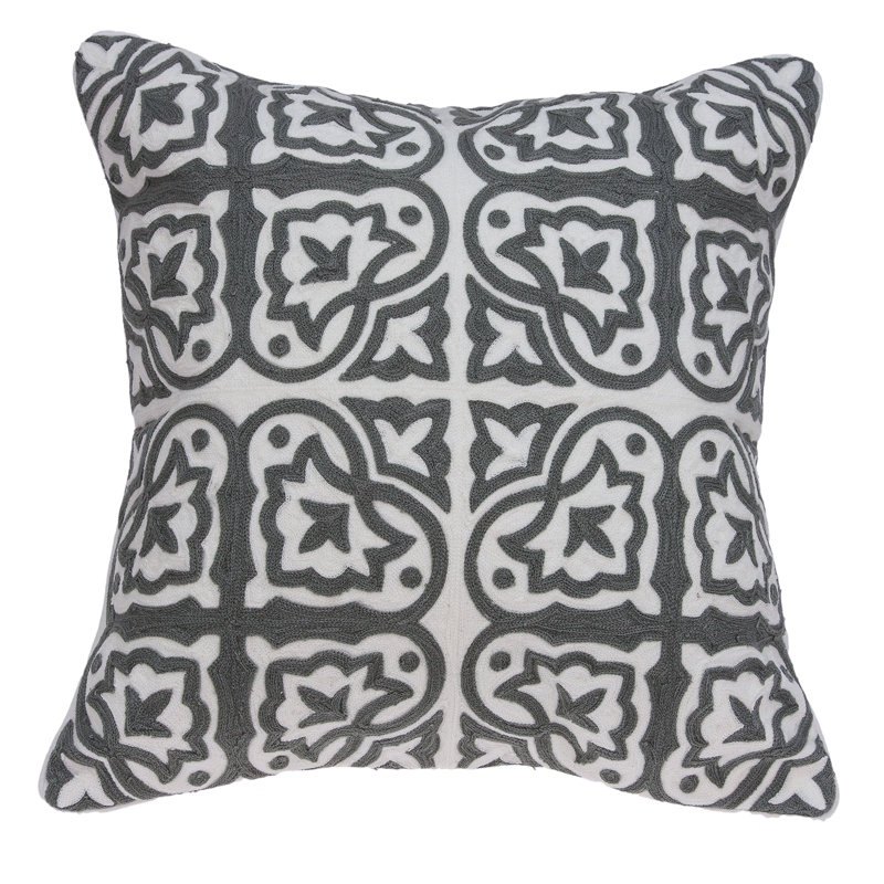 Housse de coussin en coton Lylah