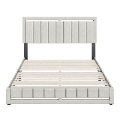 Base de lit tapissier Senata Linen