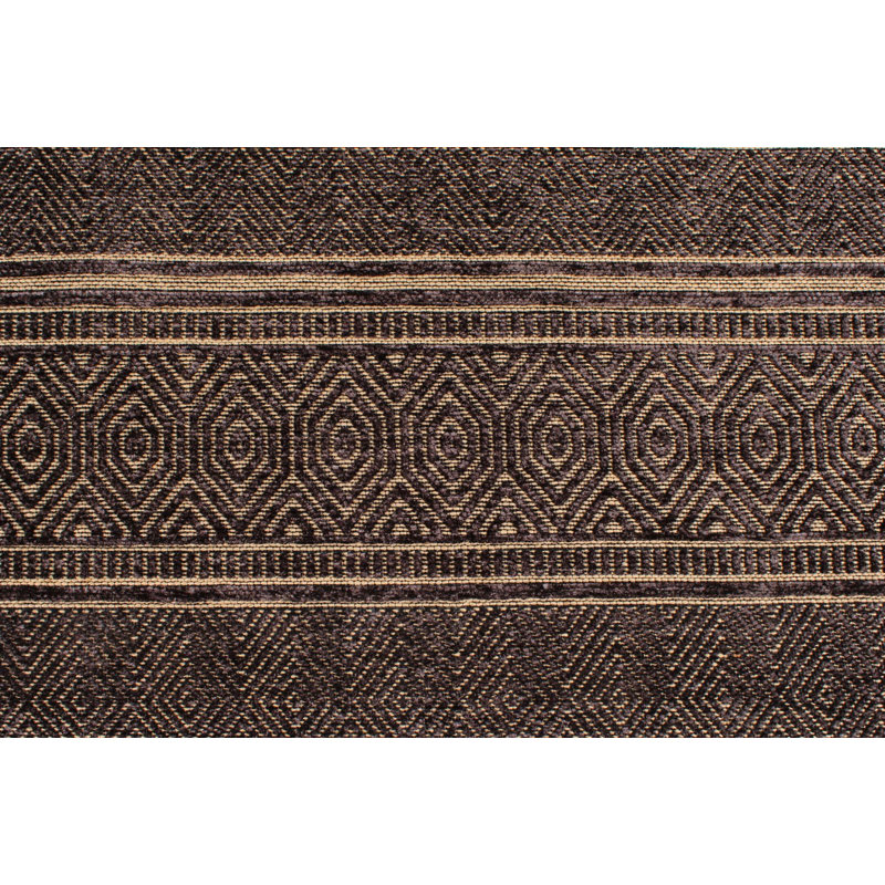 Tapis contemporain brun clair et brun 6 x 9