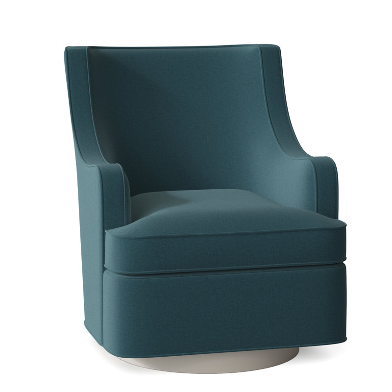 Fauteuil pivotant l 29,5 po Libby Langdon, 9508 Polypropylène / oléfine gris anthracite
