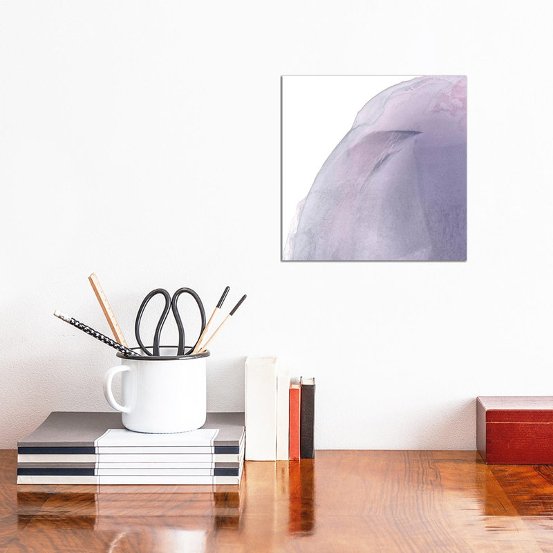 Swish Of Magenta I by Piper Rhue - Wrapped Canvas Print, 30.48 cm H x 30.48 cm W