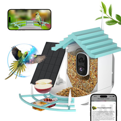Mangeoire à oiseaux intelligente avec caméra