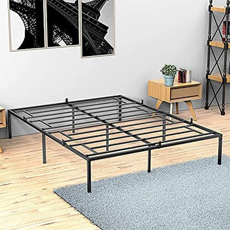 Metal Bed Frame, Platform Bed Frame with Steel Slat Support Heavy Duty Frame, No Box Spring Needed, Easy Assembly, Queen